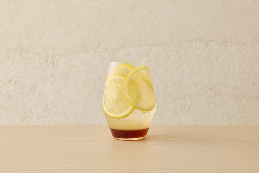 てん菜糖を使ったレモンスカッシュ