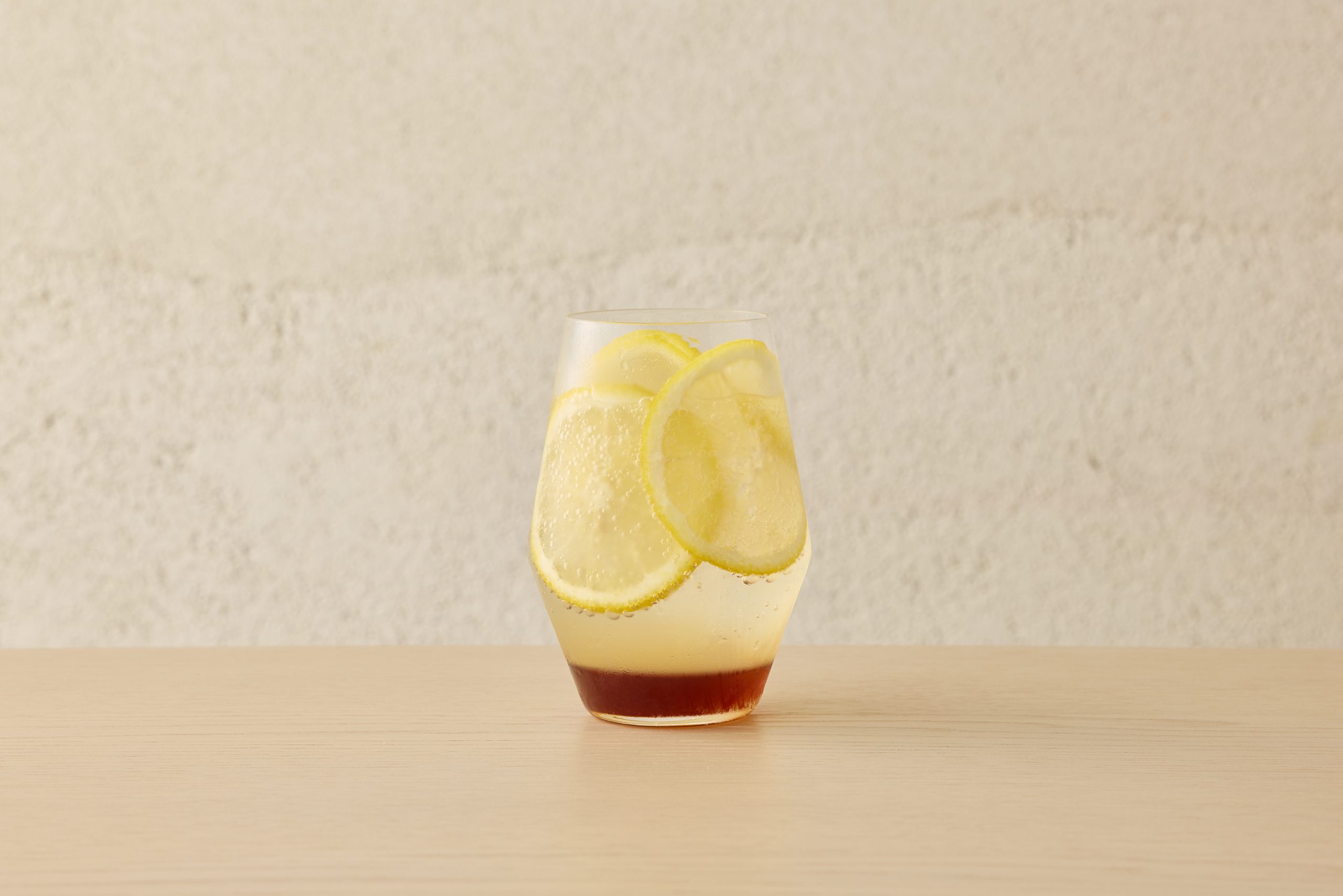 てん菜糖を使ったレモンスカッシュ