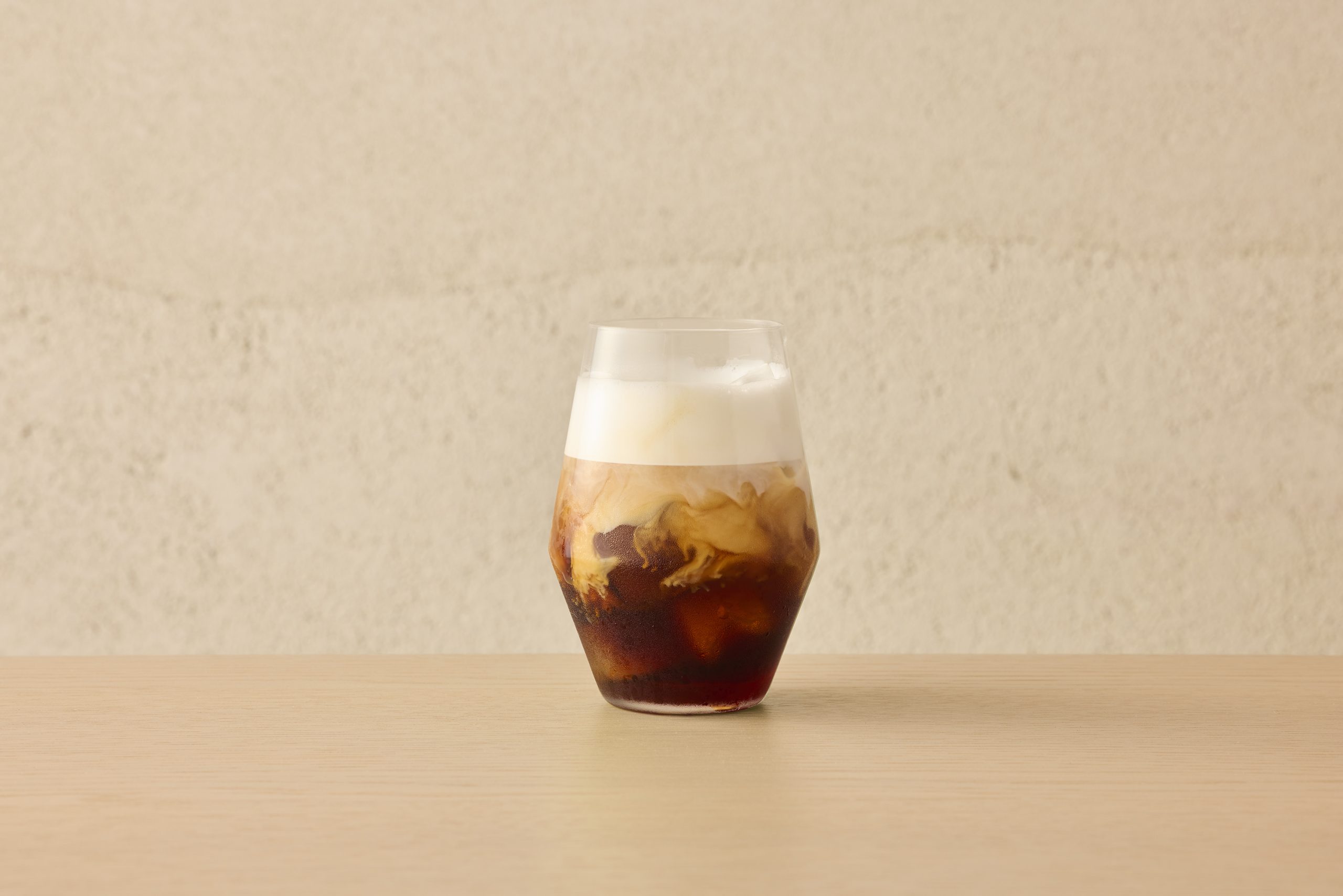 てん菜糖を使ったアイスカフェオレ
