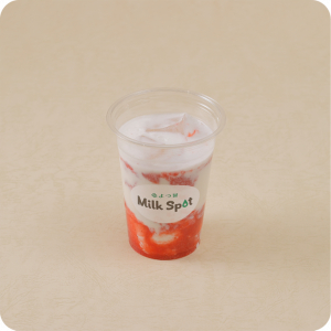 自家製いちごミルク